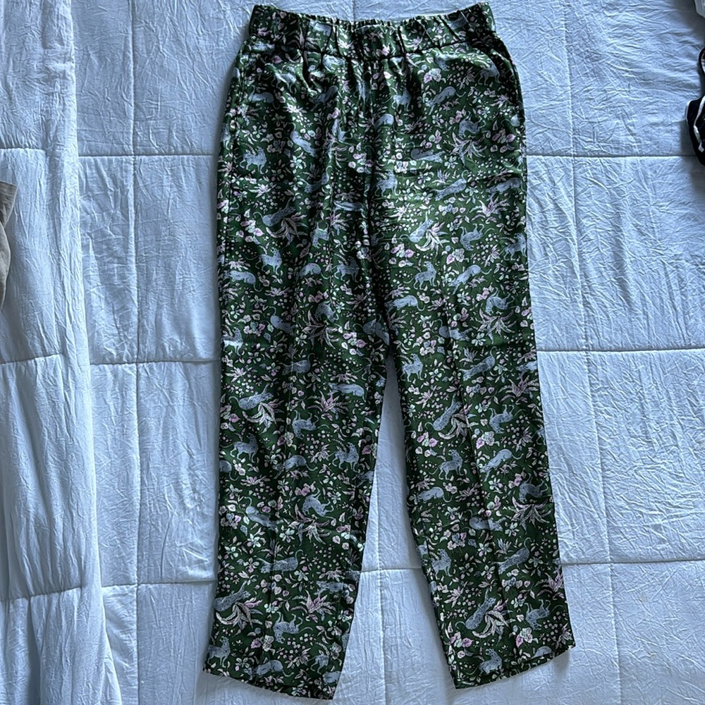 100% silk JCrew pants